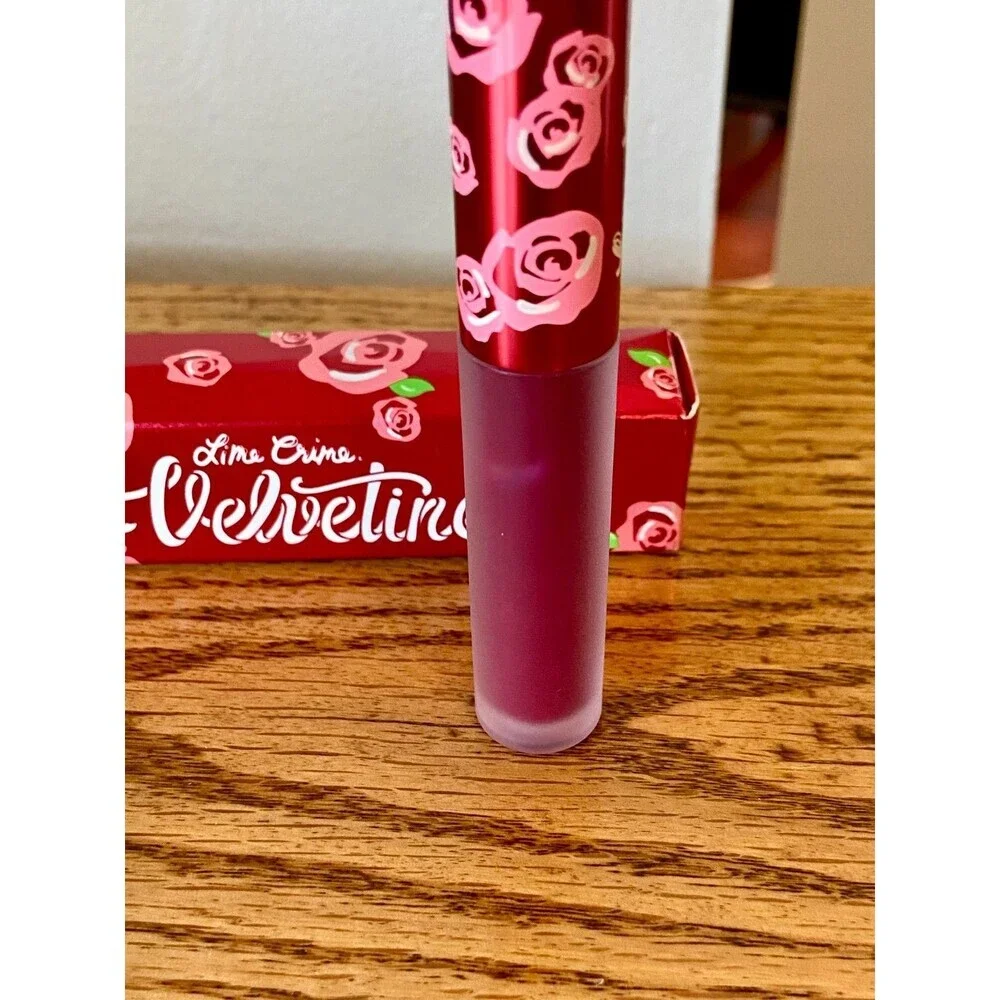 Lime Crime Velvetines RED ROSE Liquid Matte Lipstick FULL SIZE  NEW Boxed Rare